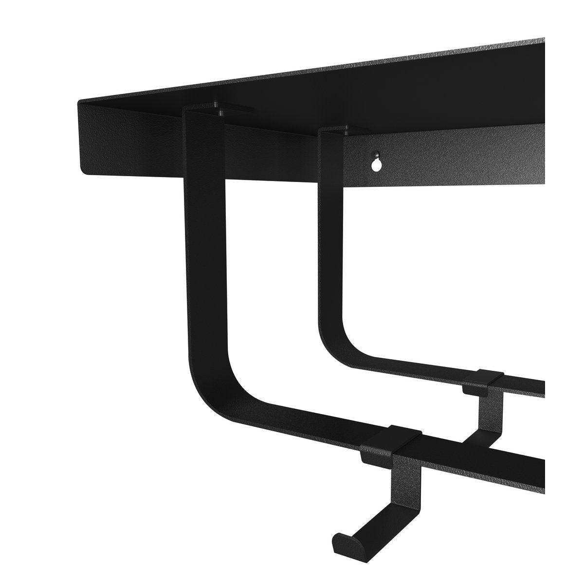 Schicht Wandgarderobe mit Hutablage 8 Kleiderhacken - HomeDesign Knaus