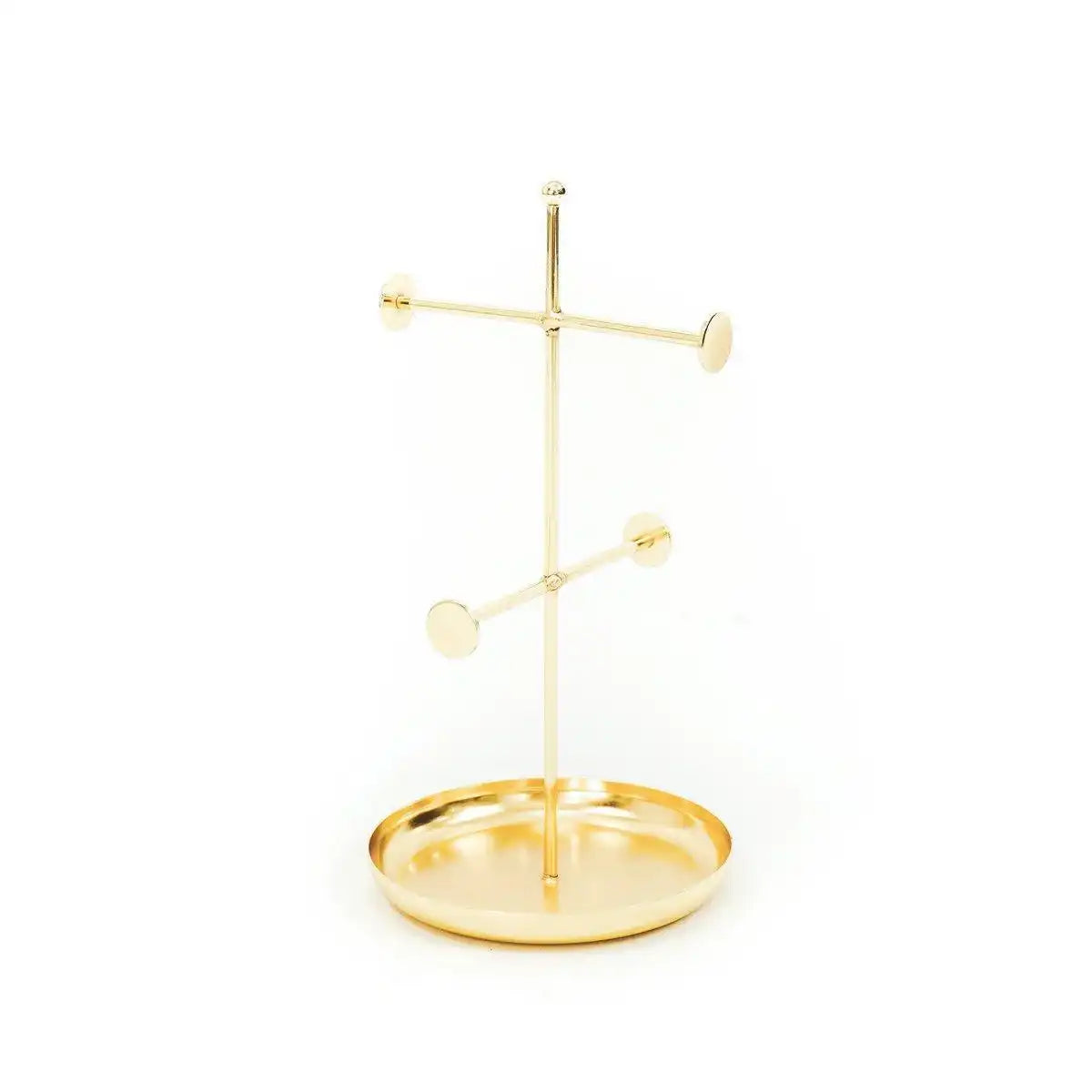 Schmuckhalter Gold 13x13x25cm - HomeDesign Knaus