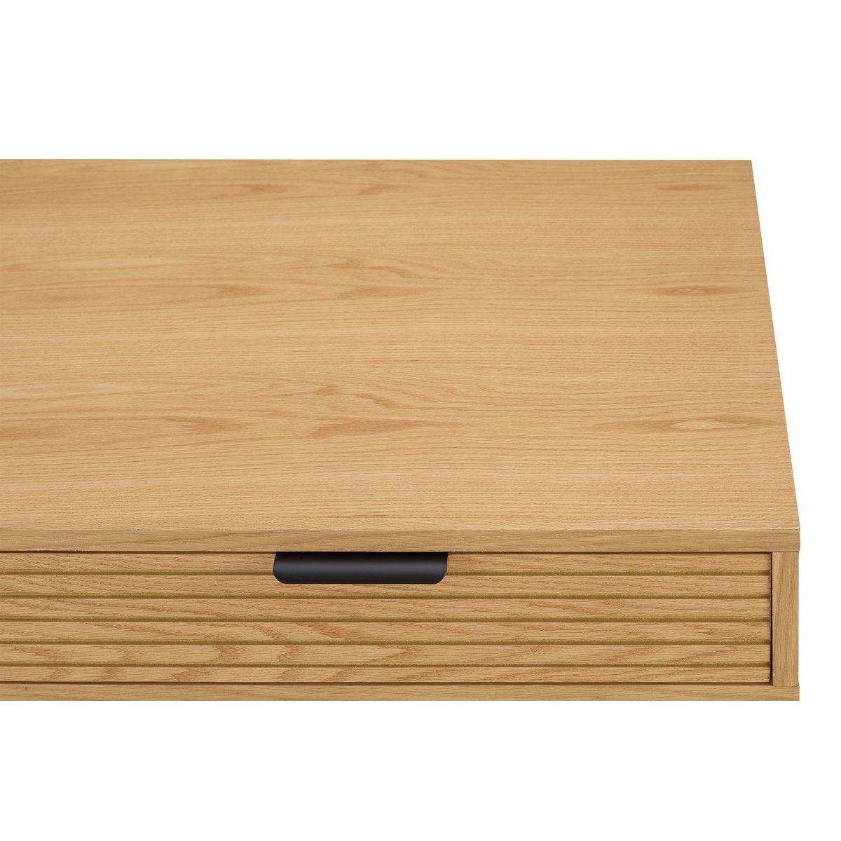 Schreibtisch 120x60 cm Eiche Echtholzfurnier - HomeDesign Knaus