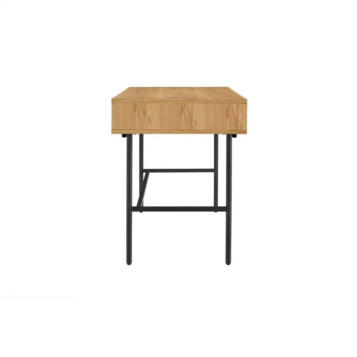 Schreibtisch 120x60 cm Eiche Echtholzfurnier - HomeDesign Knaus
