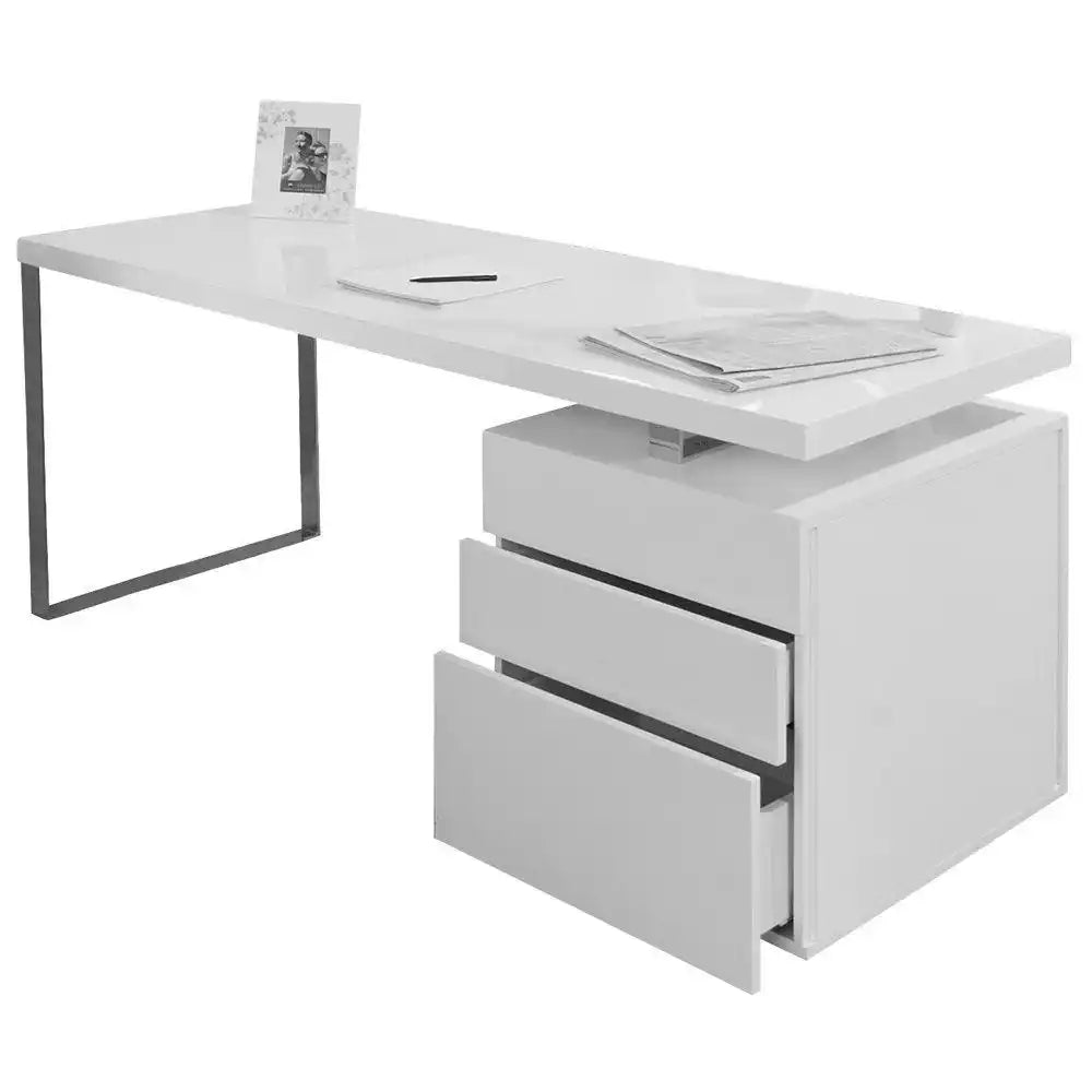 Schreibtisch 160x70x76 cm weiß - HomeDesign Knaus