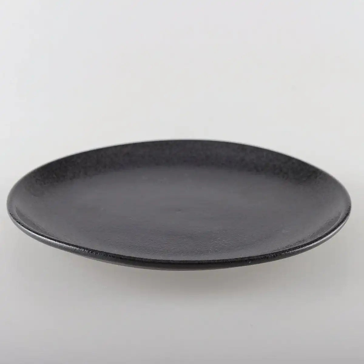 SCHWARZE FLACHPLATTE MIT ECLAT 27CM - HomeDesign Knaus
