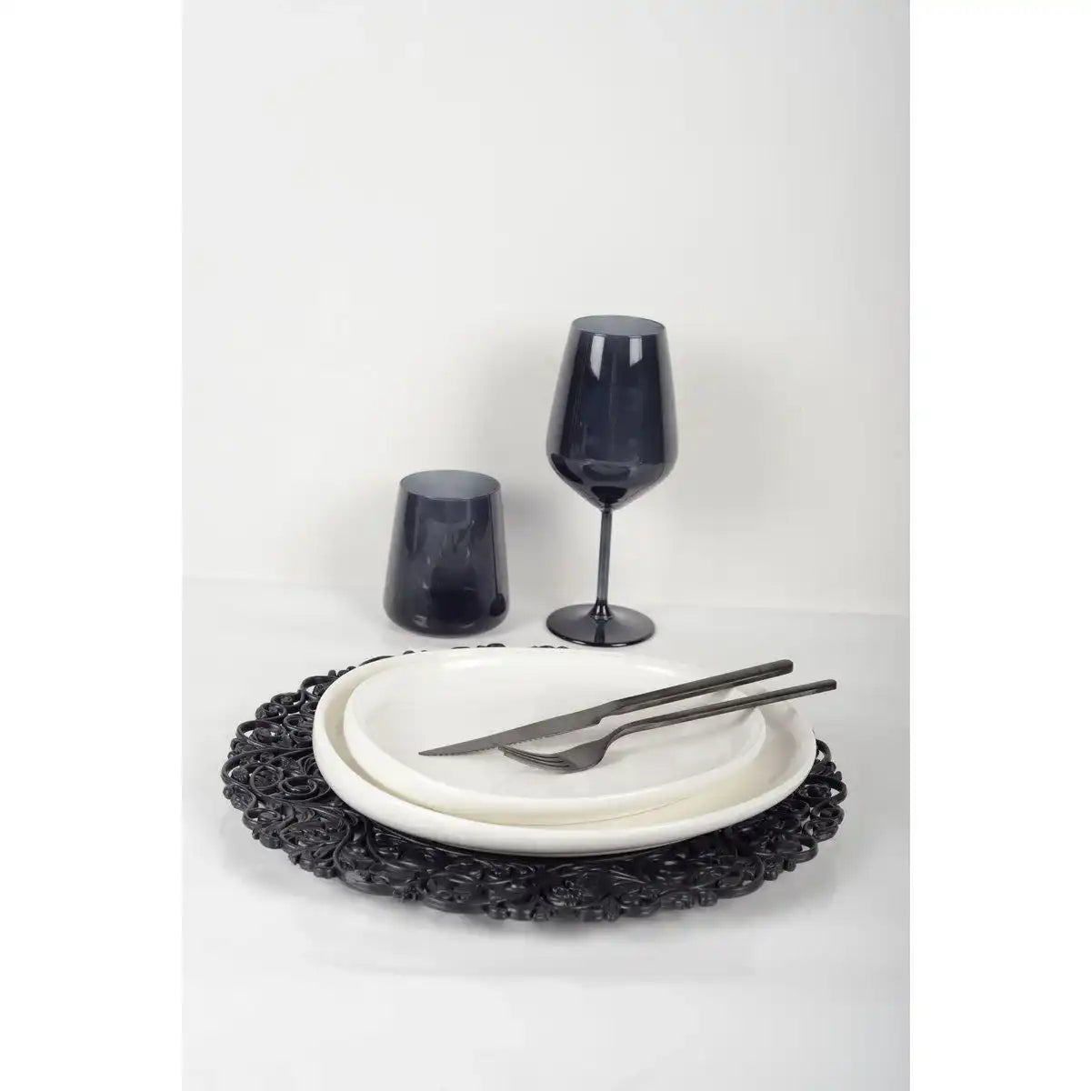 Schwarze Weingläser - Los 6 - HomeDesign Knaus