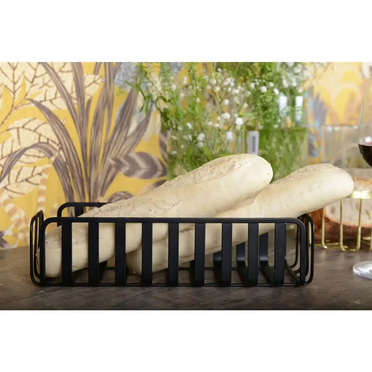 Schwarzer Brotkorb - HomeDesign Knaus