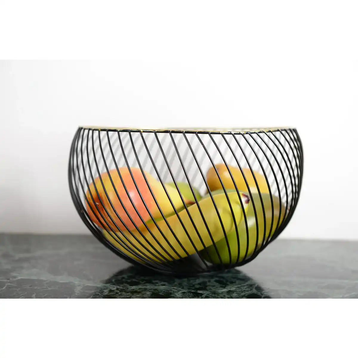 Schwarzfruchtkorb Grenze Doree 22,5x22.5x14,5 cm - HomeDesign Knaus