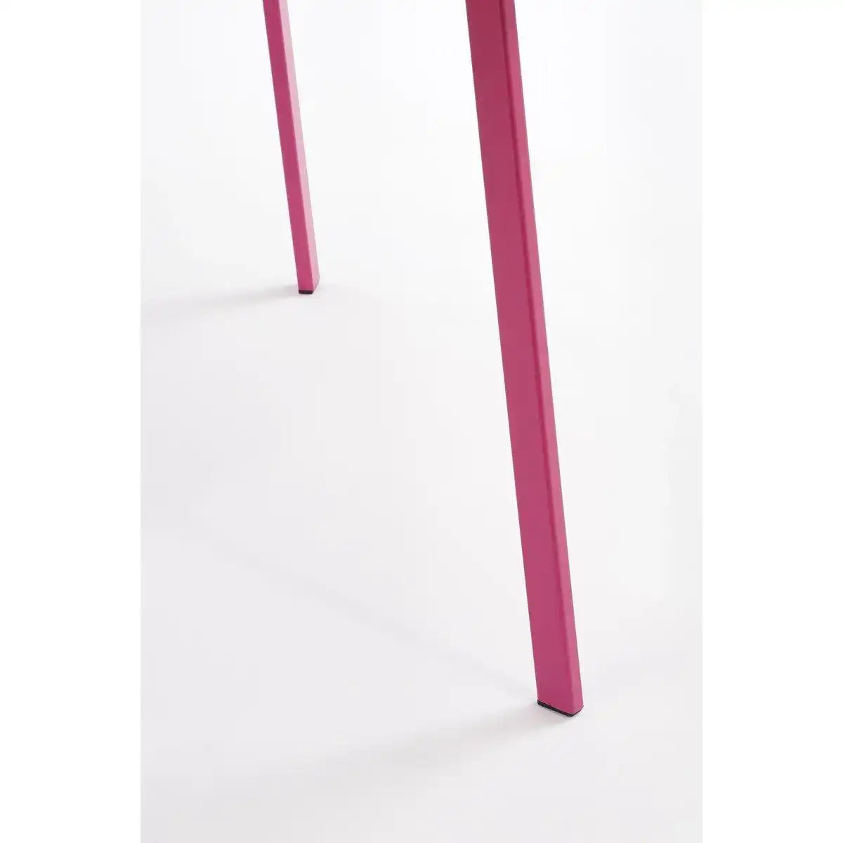 Seattle Outdoor-Beistelltisch – H38 x Ø58 cm – Metall – Fuchsia - HomeDesign Knaus