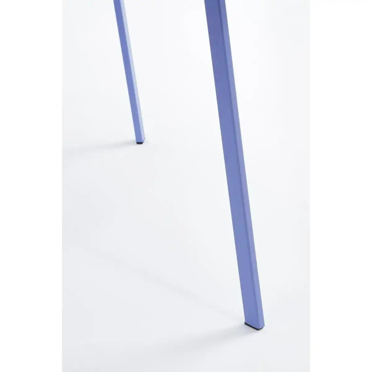 Seattle Outdoor-Beistelltisch – H38 x Ø58 cm – Metall – Lila - HomeDesign Knaus