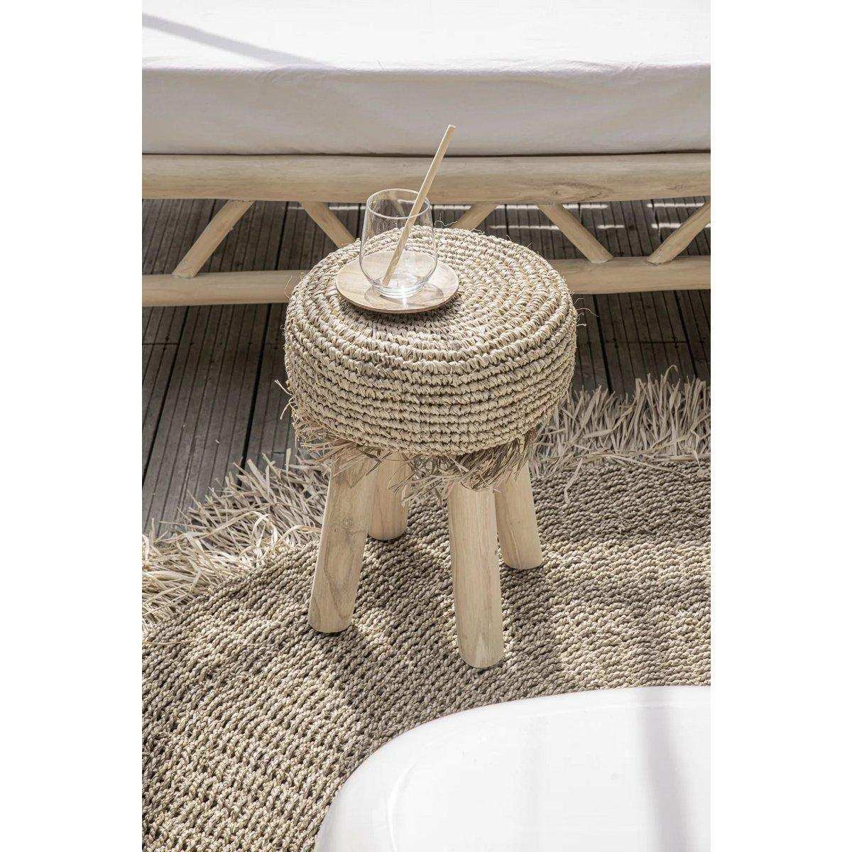 Seegras handgefertig Teppich Fransenteppich - HomeDesign Knaus