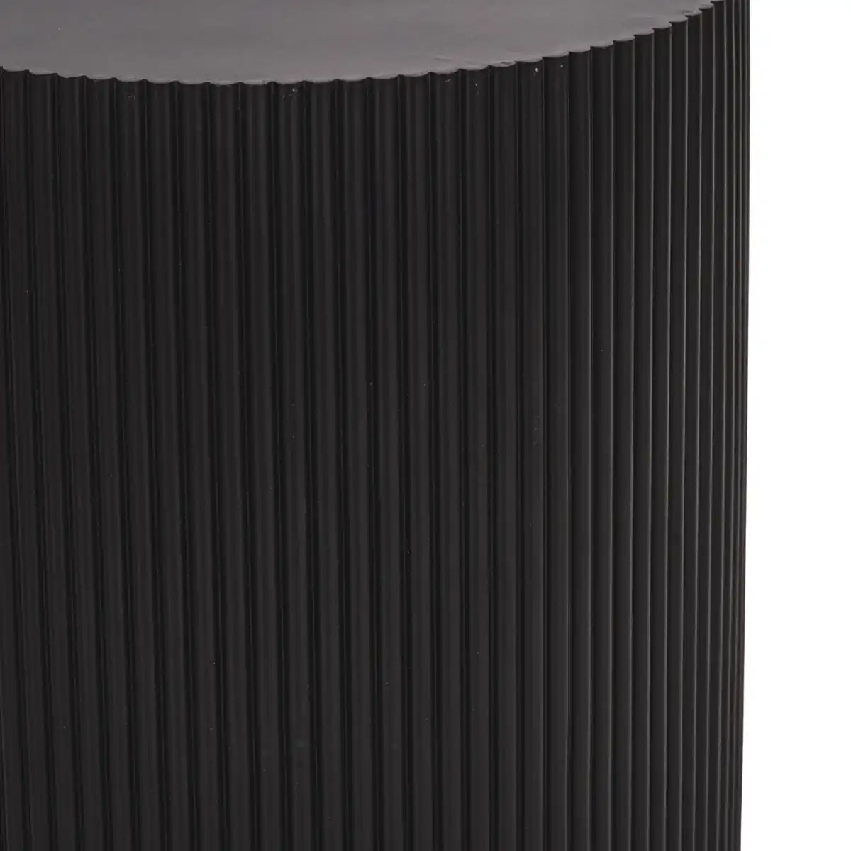 Seitentisch / Säule Zylinder - MDF - Schwarz -30x65 cm - HomeDesign Knaus