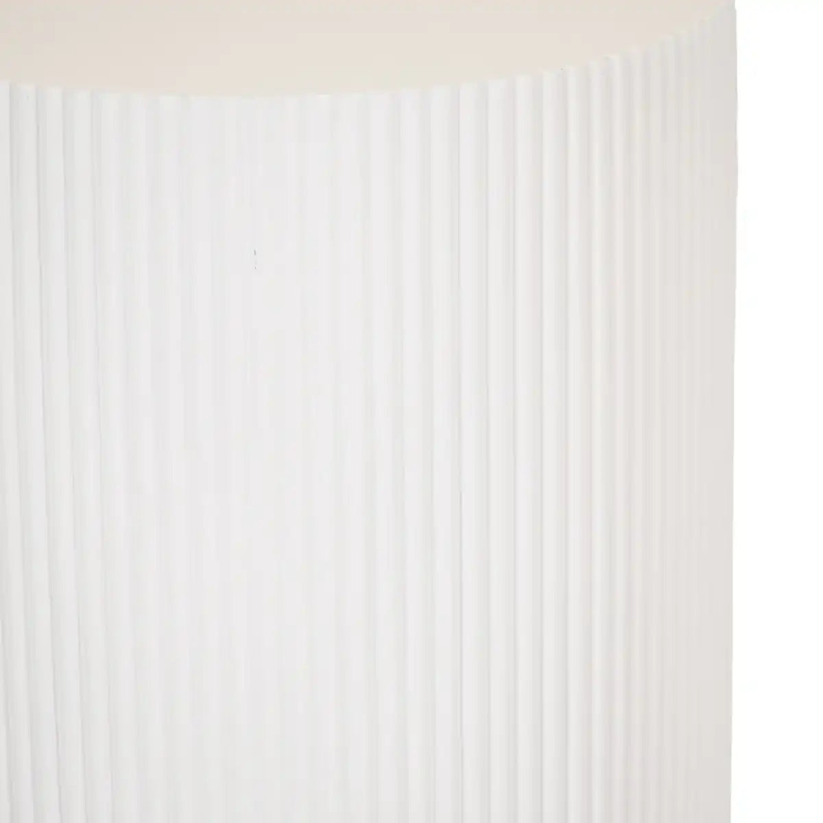 Seitentisch / Säule Zylinder - MDF - Weiß - 30x54 cm - HomeDesign Knaus