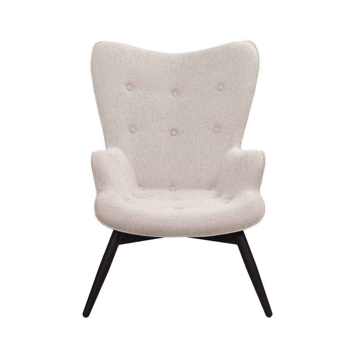 Sessel Beige Strukturstoff - HomeDesign Knaus