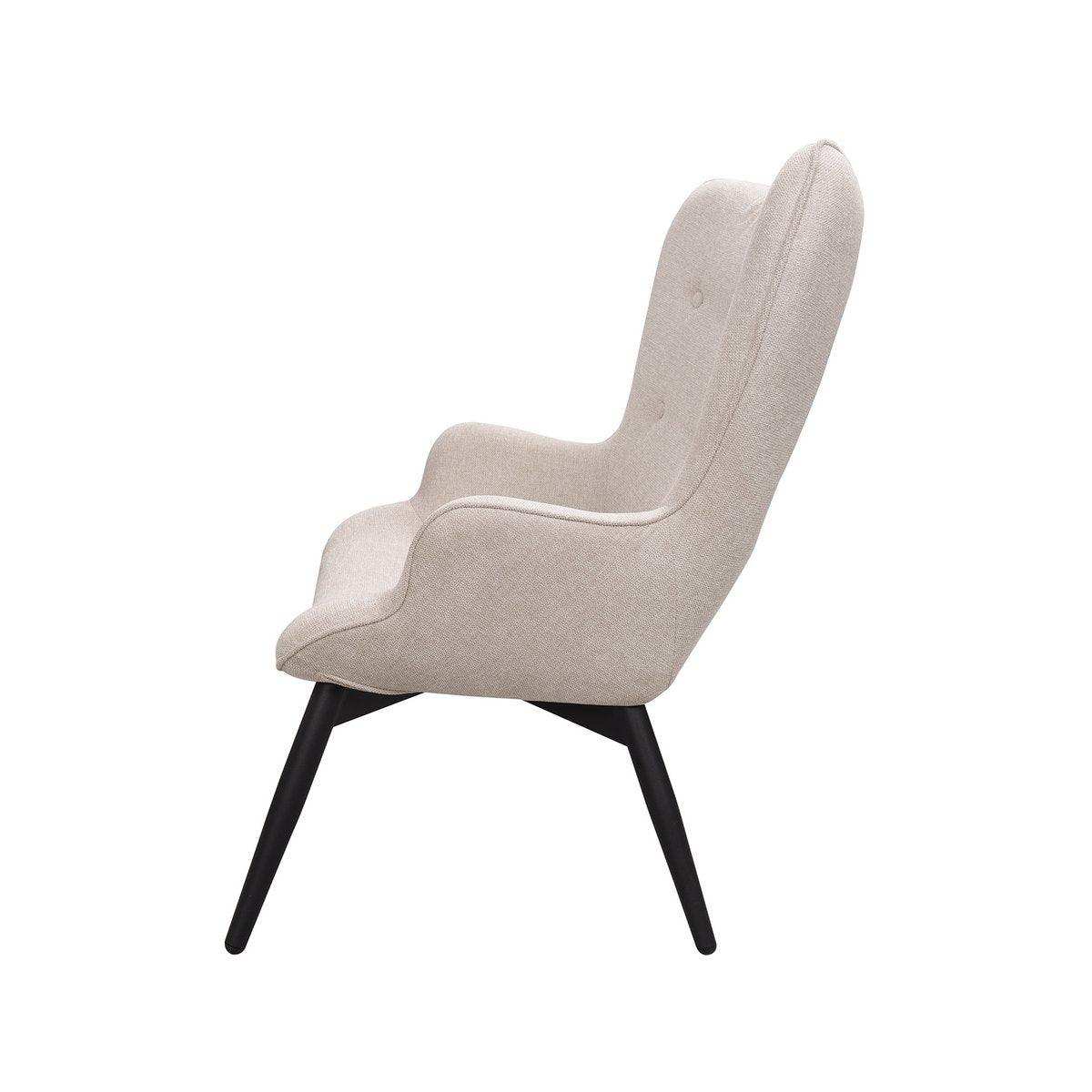 Sessel Beige Strukturstoff - HomeDesign Knaus