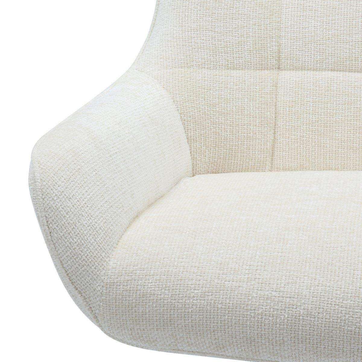 Sessel Chenillestoff Beige - HomeDesign Knaus