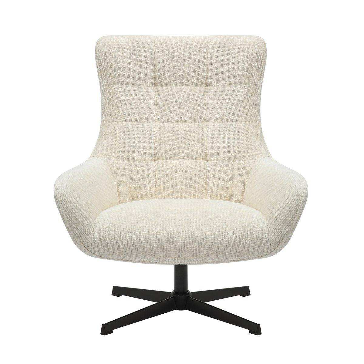 Sessel Chenillestoff Beige - HomeDesign Knaus