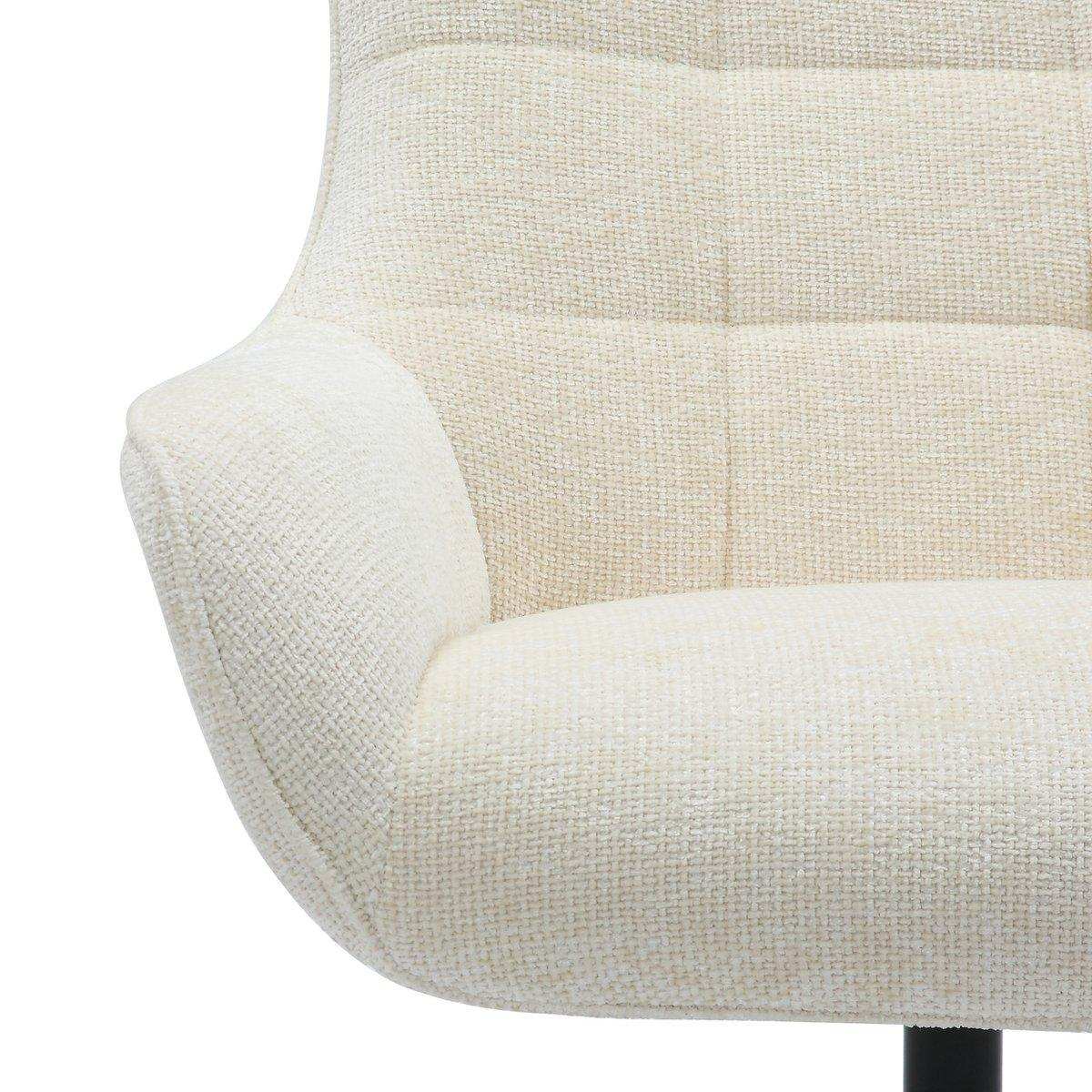 Sessel Chenillestoff Beige - HomeDesign Knaus