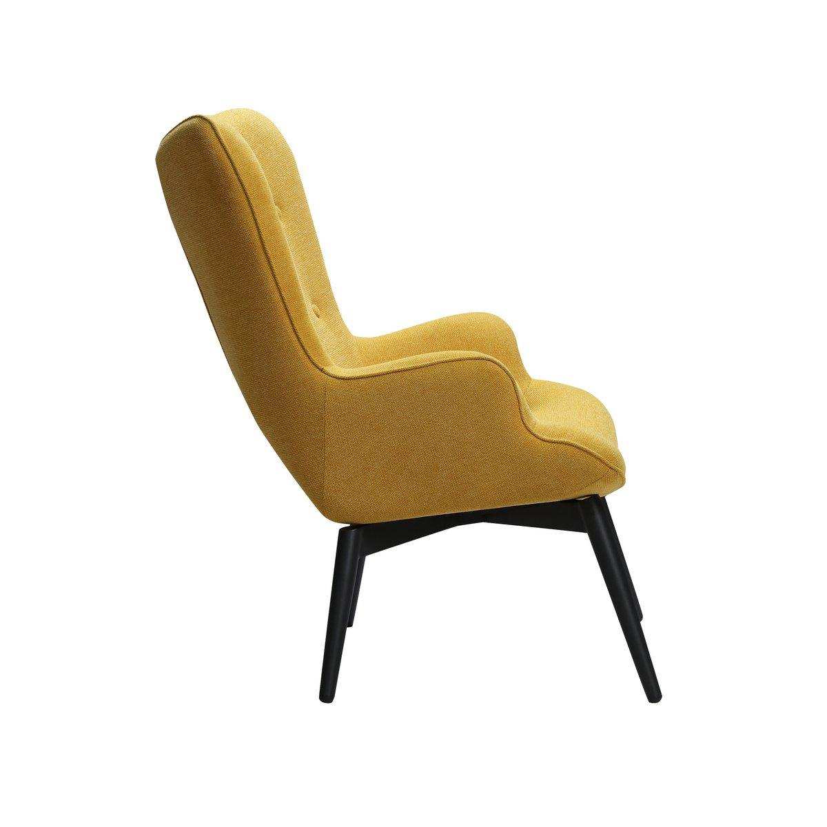 Sessel Gelb Strukturstoff - HomeDesign Knaus