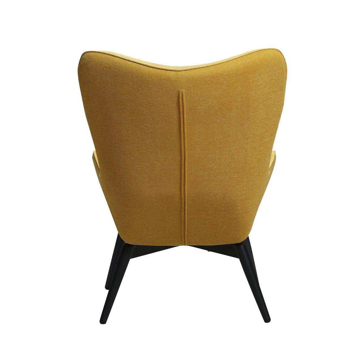Sessel Gelb Strukturstoff - HomeDesign Knaus