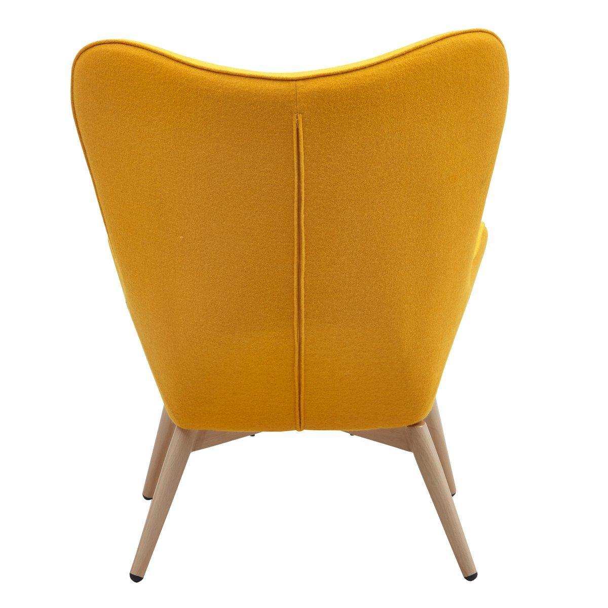 Sessel gelb Webstoff - HomeDesign Knaus