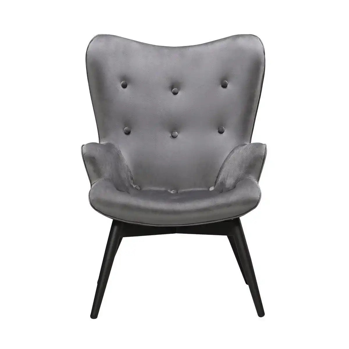 Sessel Grau Samt - HomeDesign Knaus