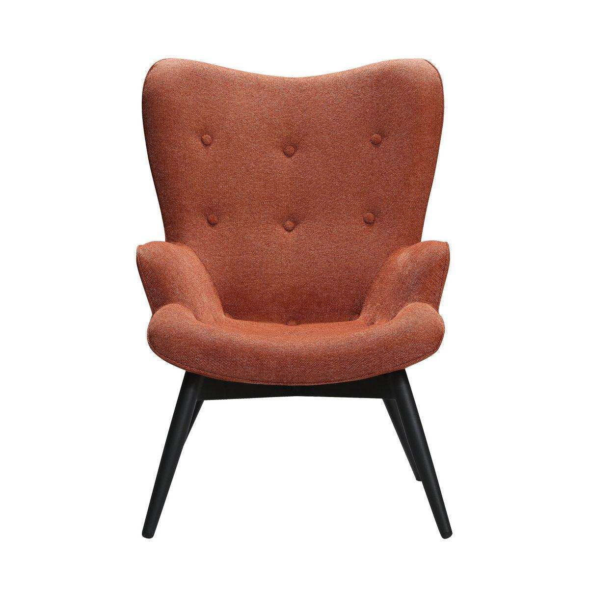 Sessel Kupfer Strukturstoff - HomeDesign Knaus