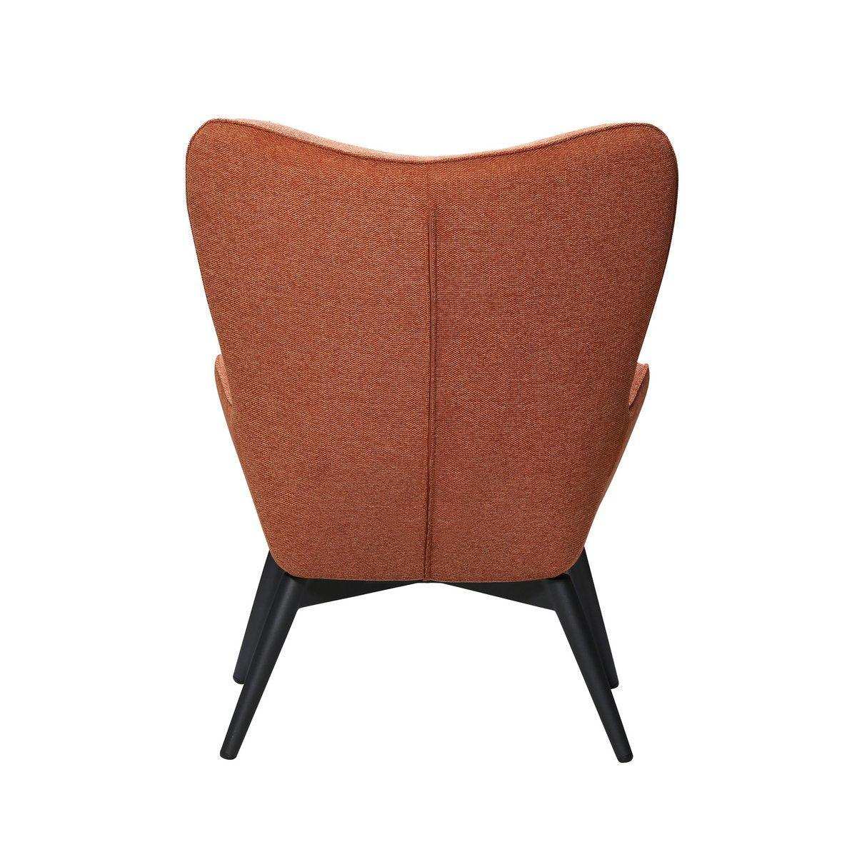 Sessel Kupfer Strukturstoff - HomeDesign Knaus