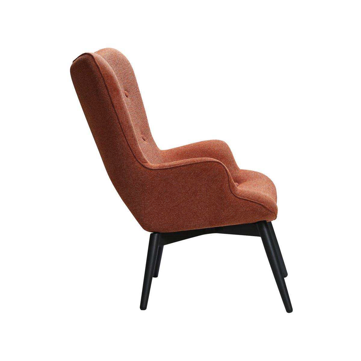 Sessel Kupfer Strukturstoff - HomeDesign Knaus