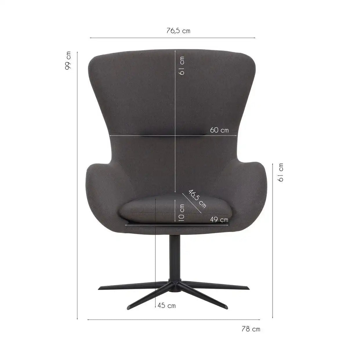 Sessel mit Drehfunktion - HomeDesign Knaus