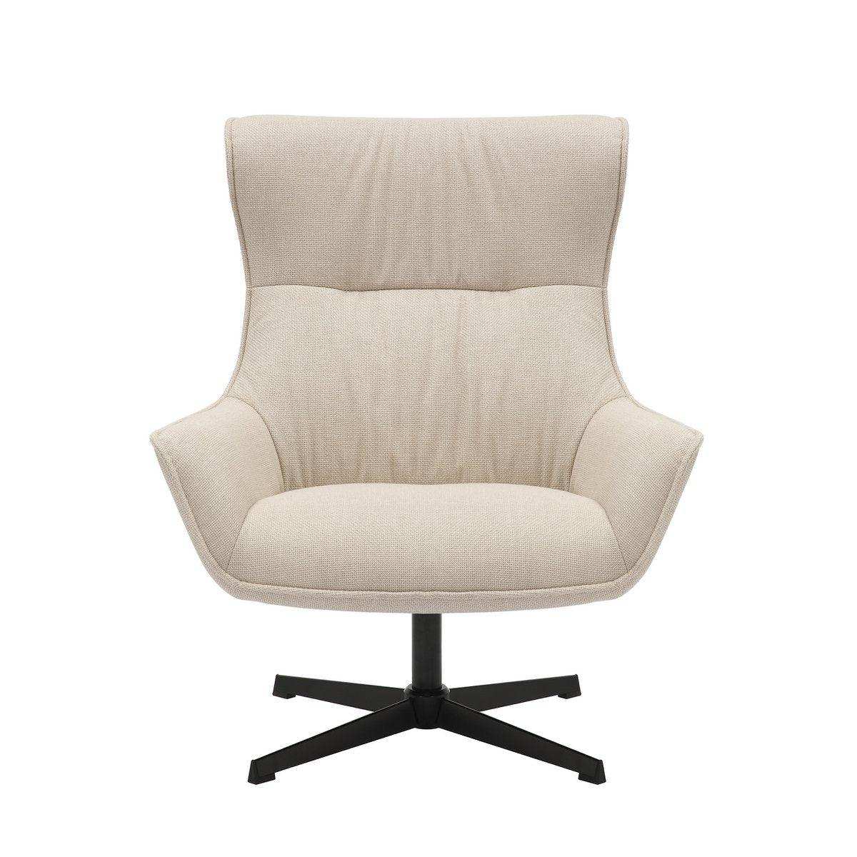 Sessel Strukturstoff Beige - HomeDesign Knaus