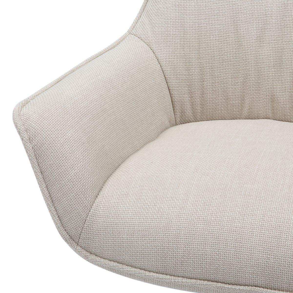 Sessel Strukturstoff Beige - HomeDesign Knaus