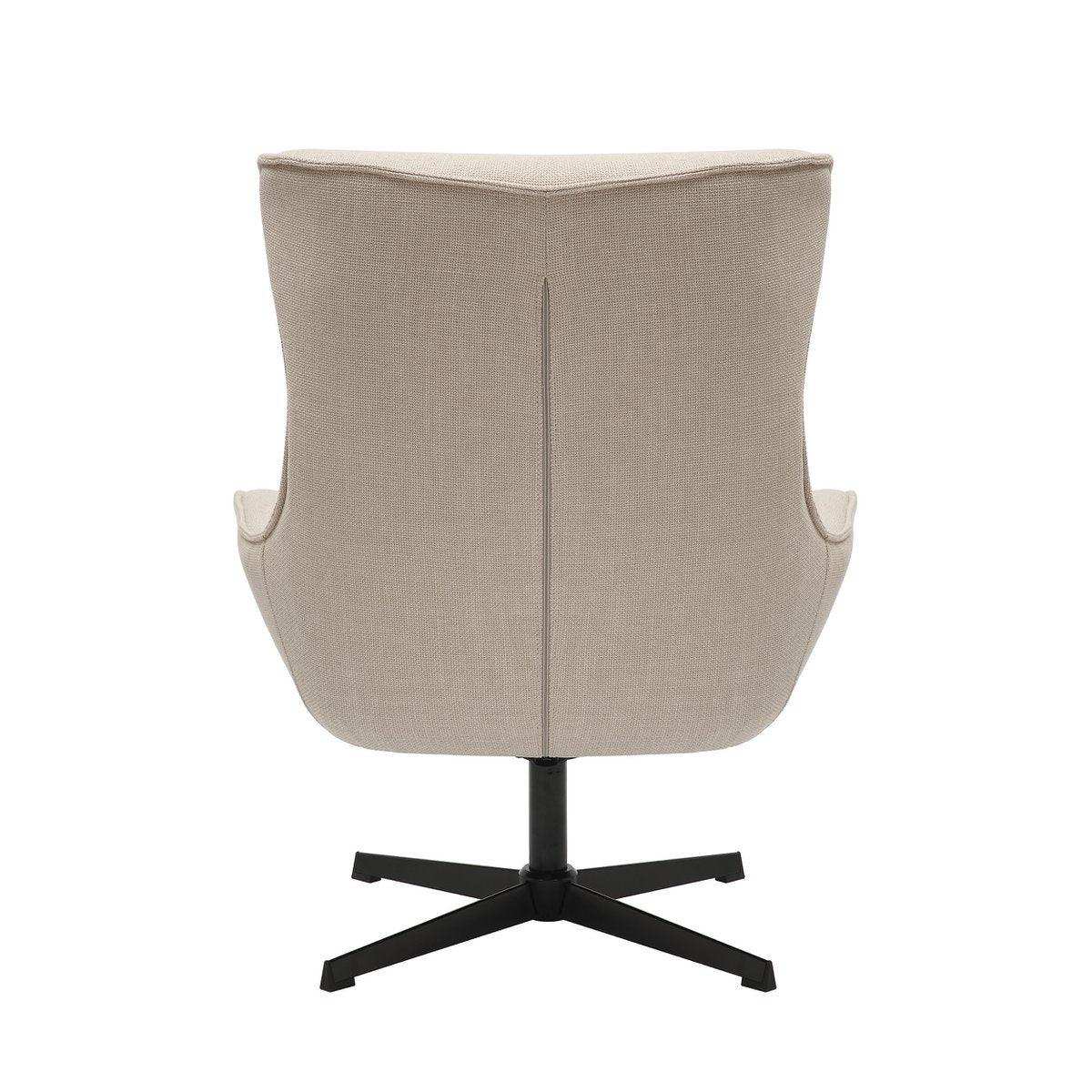 Sessel Strukturstoff Beige - HomeDesign Knaus