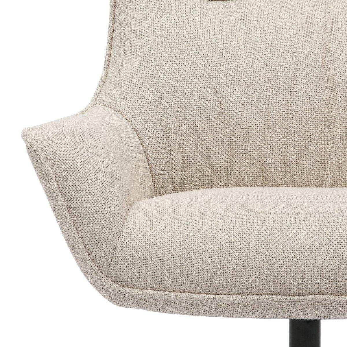 Sessel Strukturstoff Beige - HomeDesign Knaus