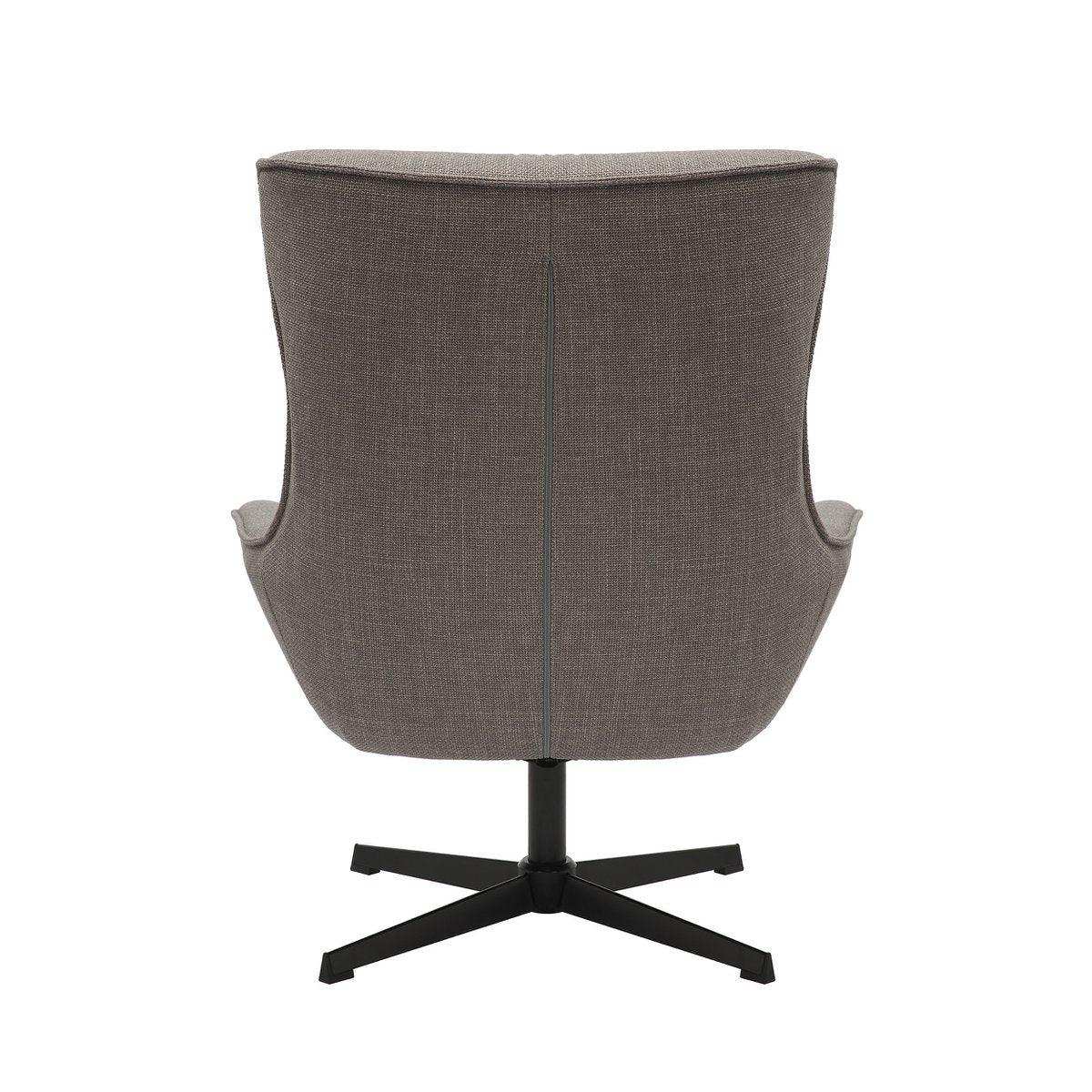 Sessel Strukturstoff Taupe - HomeDesign Knaus