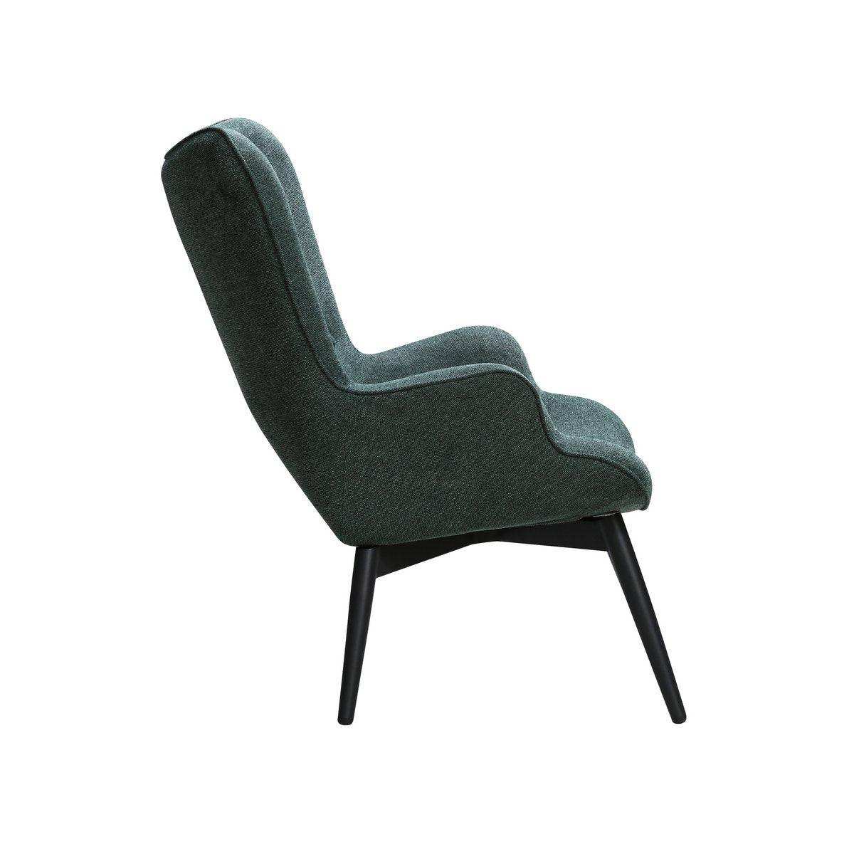 Sessel Tannengrün Strukturstoff - HomeDesign Knaus