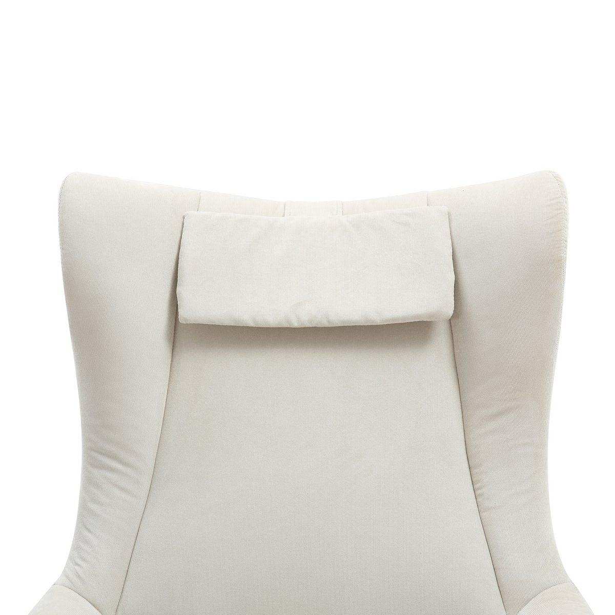 Sessel und Hocker Cordoptik Beige - HomeDesign Knaus