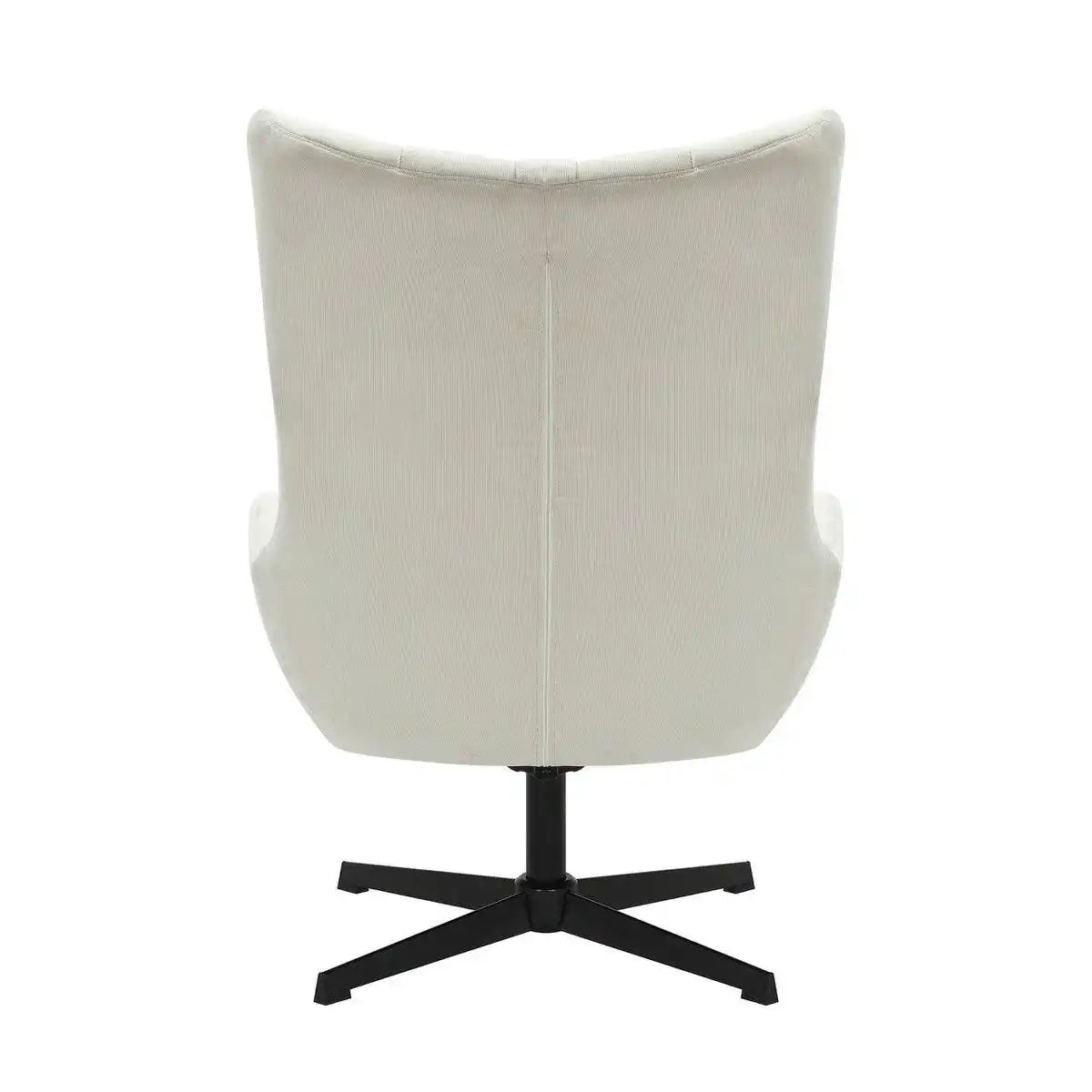 Sessel und Hocker Cordoptik Beige - HomeDesign Knaus