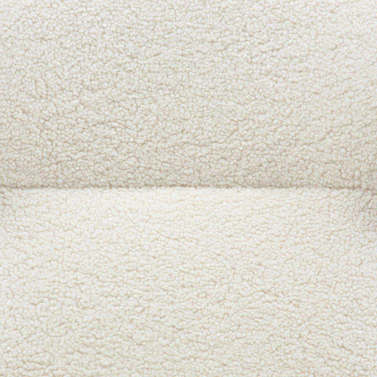 Sessel und Hocker Set Teddyfell Beige - HomeDesign Knaus