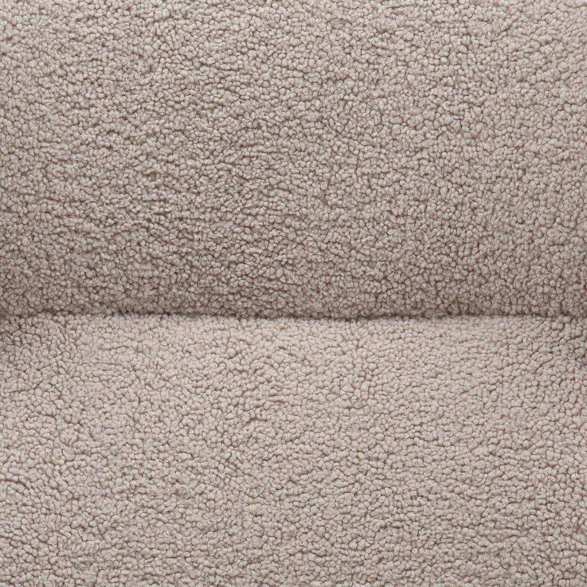 Sessel und Hocker Set Teddyfell Taupe - HomeDesign Knaus