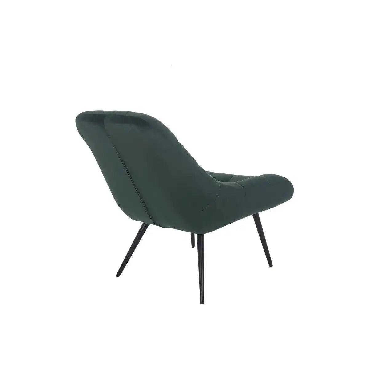 Sessel XXL Samt grün Metall schwarz - HomeDesign Knaus