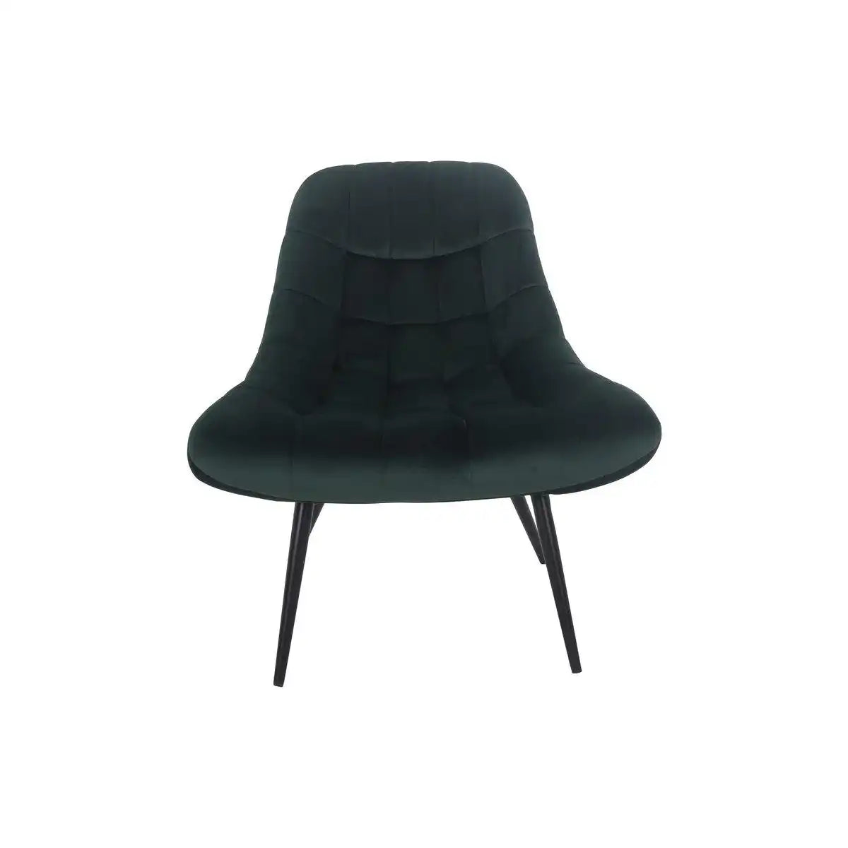 Sessel XXL Samt grün Metall schwarz - HomeDesign Knaus