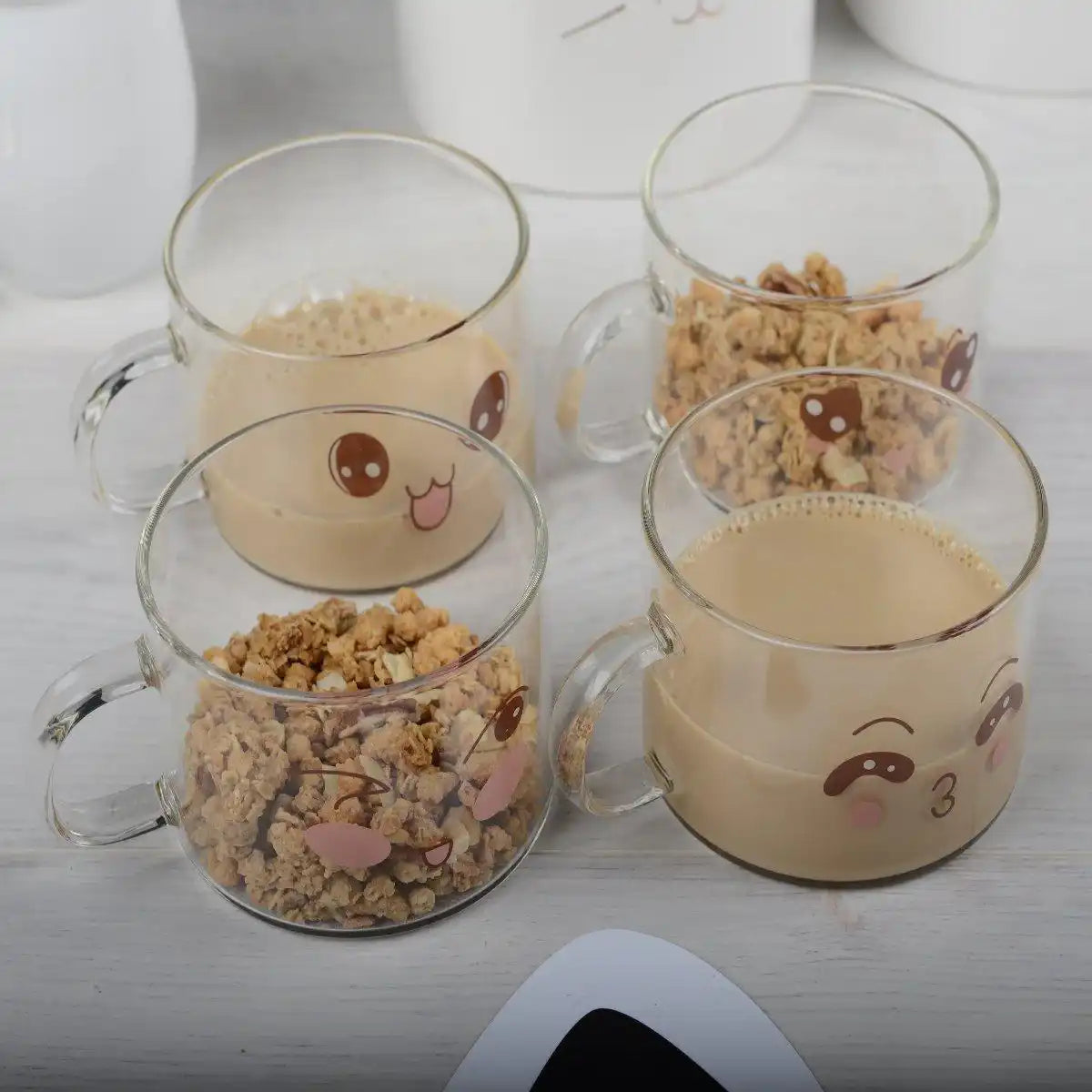 SET 4 DEKORIERTE SCHÜSSEL 500ML - HomeDesign Knaus