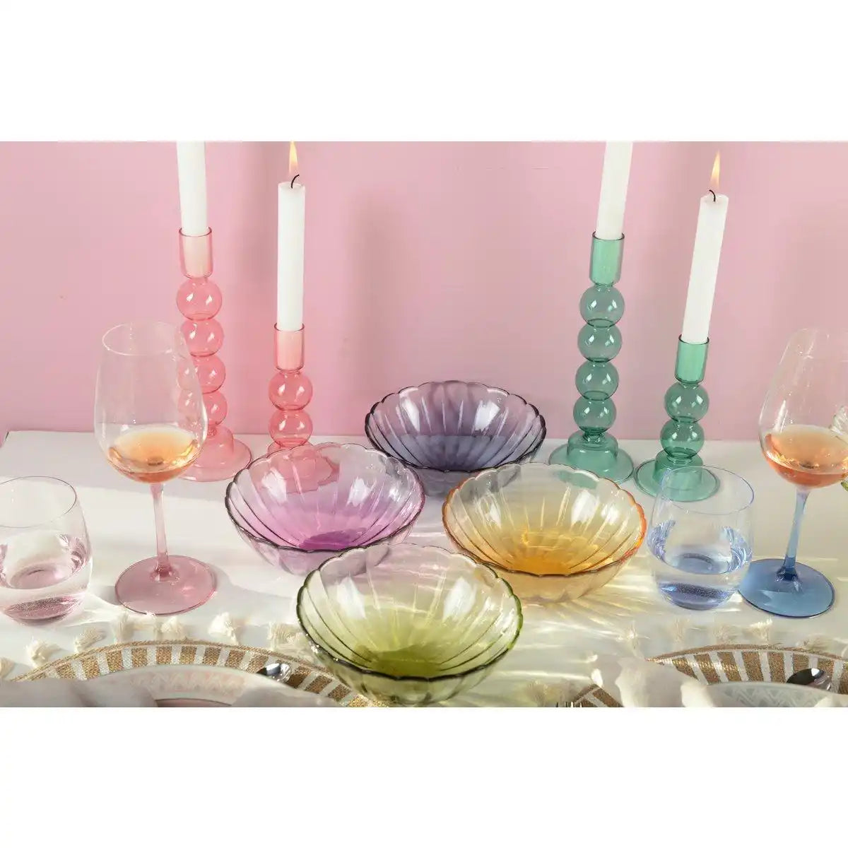 Set von 4 Multi -Core -Schalen - Frühling - HomeDesign Knaus