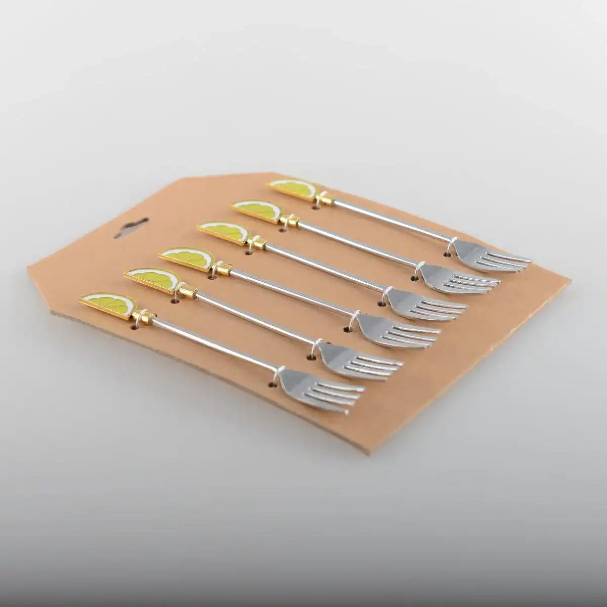 Setzen Sie 6 Zitronengabel Fork - HomeDesign Knaus