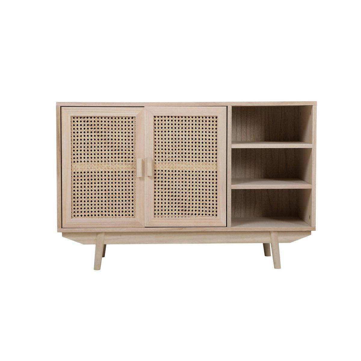 Sideboard 100x36 cm Rattangeflecht - HomeDesign Knaus
