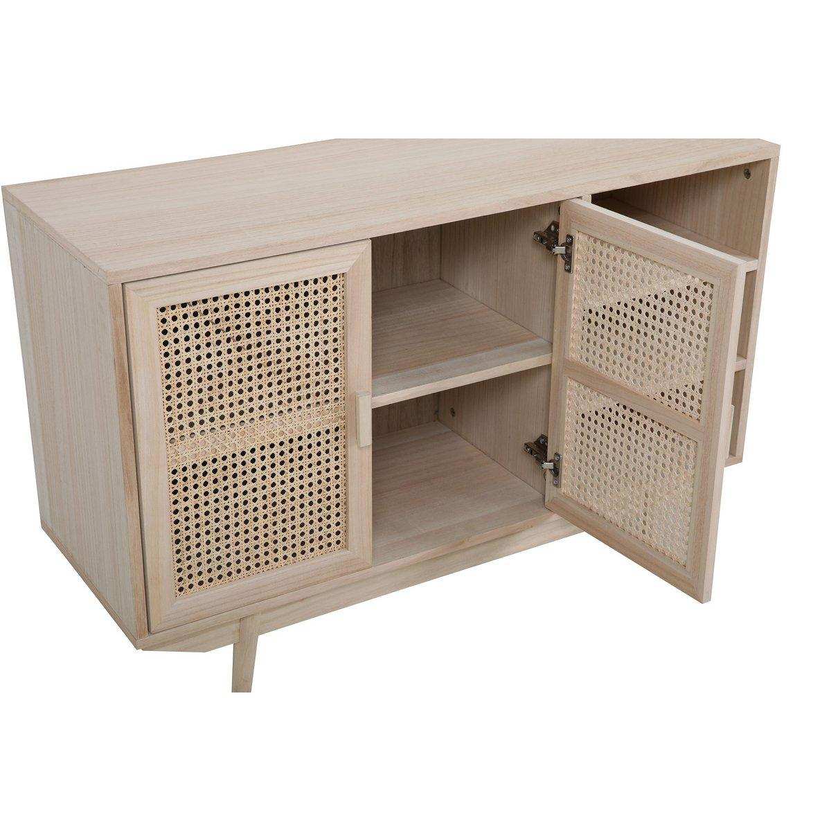 Sideboard 100x36 cm Rattangeflecht - HomeDesign Knaus