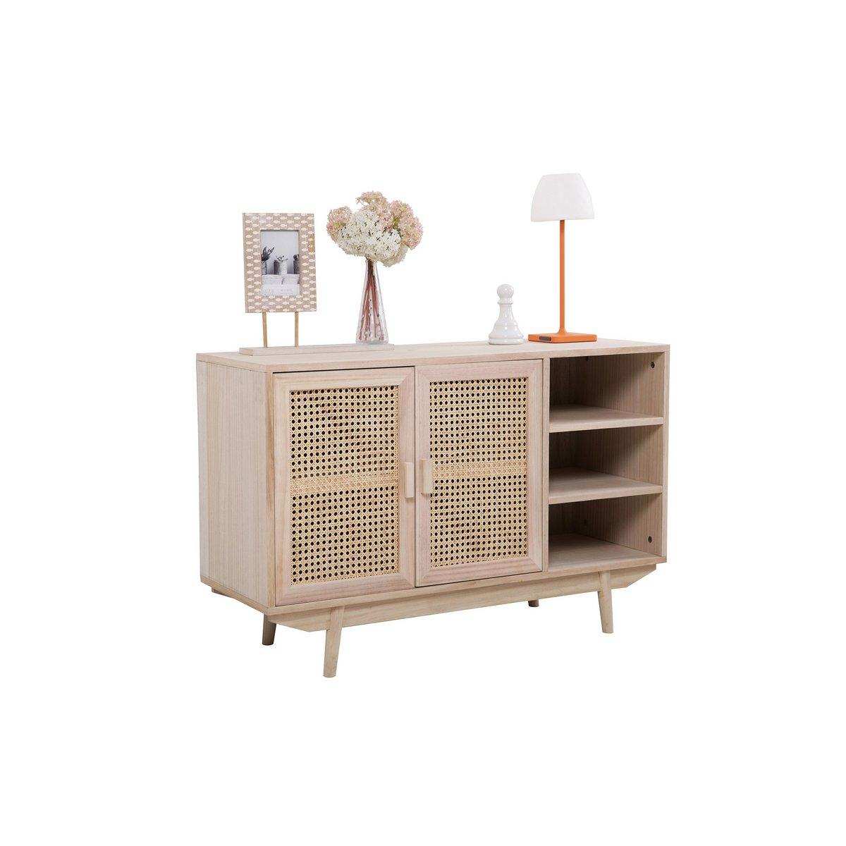 Sideboard 100x36 cm Rattangeflecht - HomeDesign Knaus