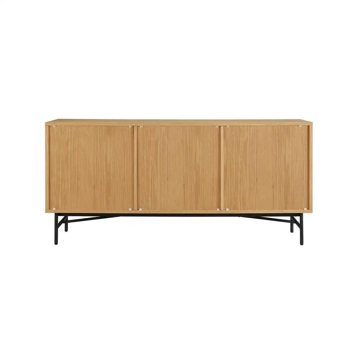 Sideboard 160 cm Eiche Echtholzfurnier - HomeDesign Knaus