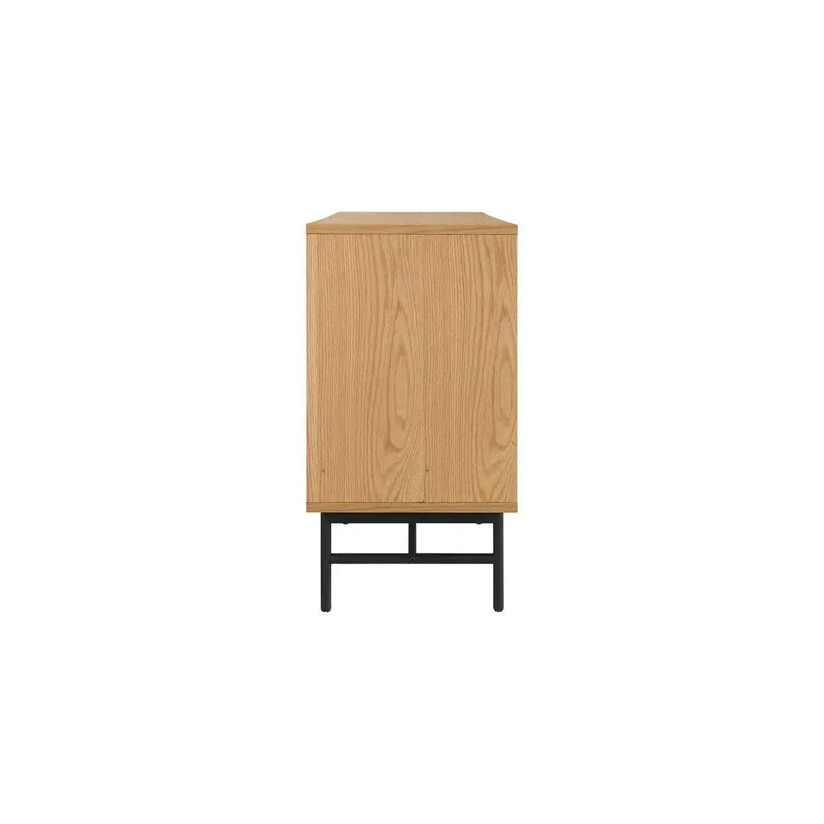Sideboard 160 cm Eiche Echtholzfurnier - HomeDesign Knaus