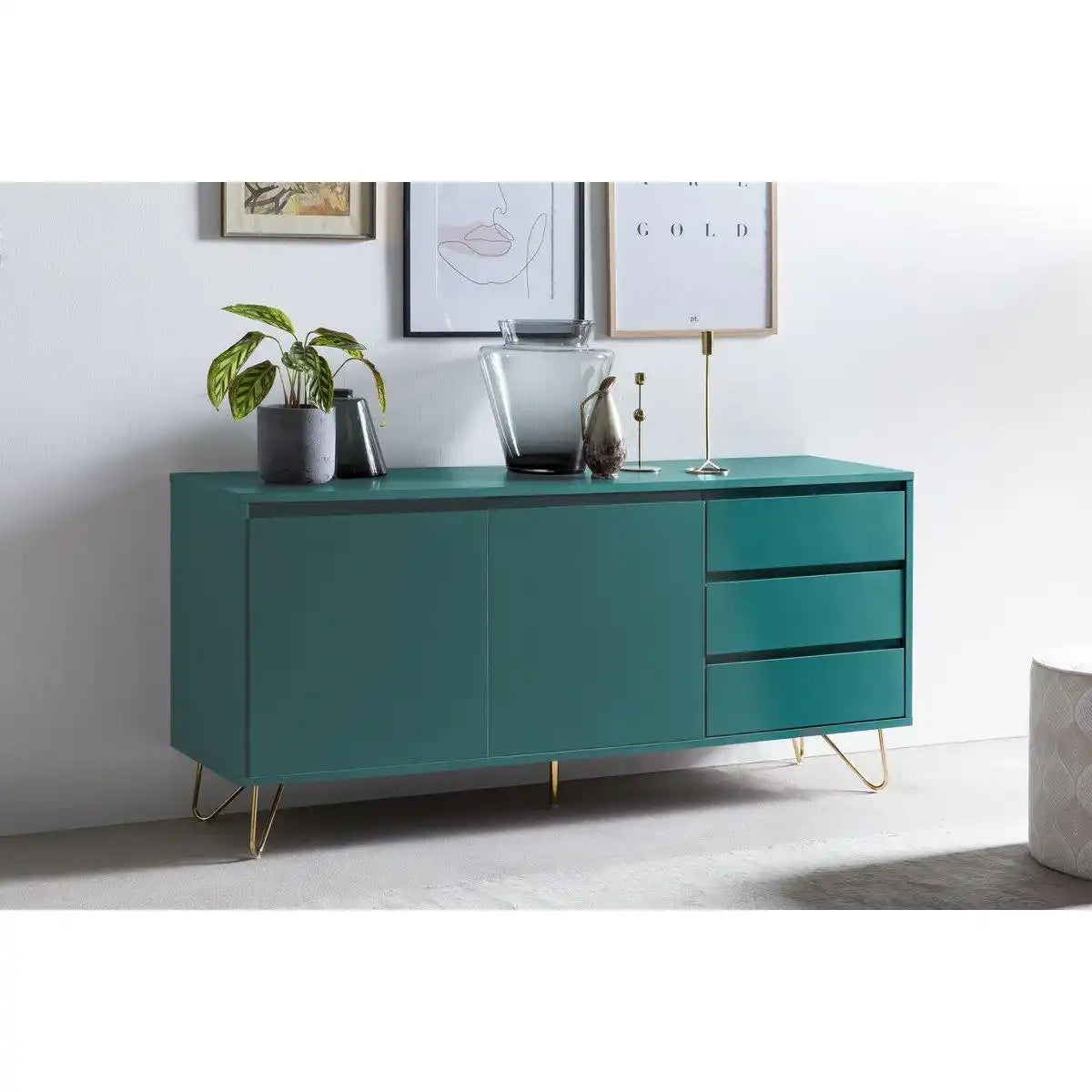 Sideboard mit 2 Türen und 3 Schubladen - HomeDesign Knaus