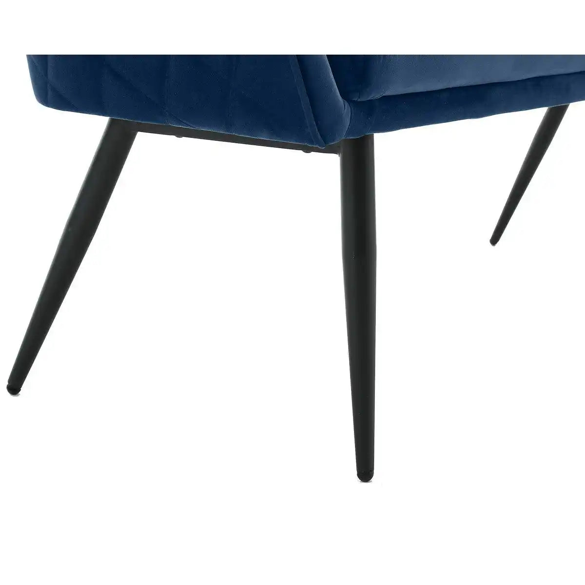 Sitzbank 160 cm Samt Blau - HomeDesign Knaus