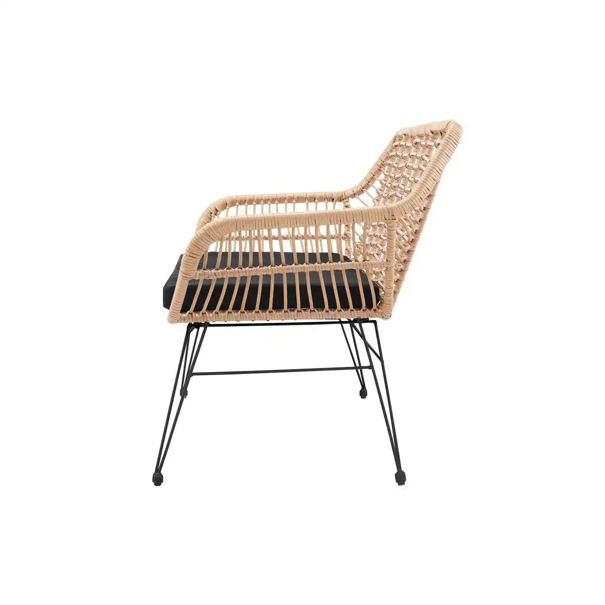 Sitzbank Rattanoptik natur - HomeDesign Knaus